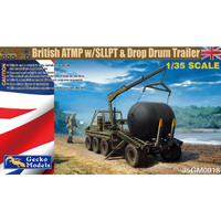 Gecko Models British ATMP W/ SLLPT & Drop Drum Trailer  1/35
