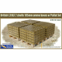 Gecko Models British Ammo And Pallet Set  1/35