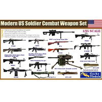 Gecko Models 35082 Modern US Soldier Combat Weapon Set    1/35