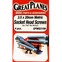 Great Planes Socket Head Screws 3.5x20mm   {4}