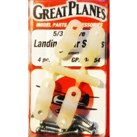 Great Planes Landing Gear Straps 5/32 (4)