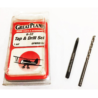 Great Planes Tap & Drill Set 6-32