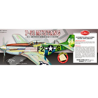 Guillows N.A P-51 Mustang Laser Cut Balsa Kit 1/16