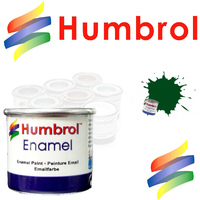 Humbrol 003 Brunswick Green Gloss    Enamel 14ml