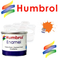 Humbrol 018 Orange Gloss                   Enamel 14ml