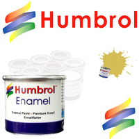 Humbrol Pale Yellow Matt             Enamel 14ml