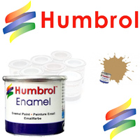 Humbrol Desert Yellow Matt         Enamel 14ml