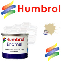 Humbrol Pale Stone Matt               Enamel 14ml