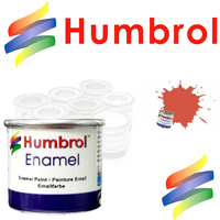 Humbrol Red Satin                        Enamel 14ml