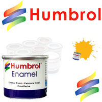 Humbrol 154 Insignia Yellow Matt       Enamel 14ml