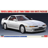 Hasegawa Toyota Supra A70 GT Twin Turbo 1989 White Package   1/24