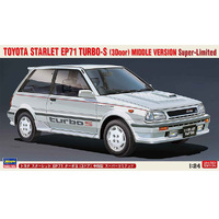 Hasegawa Toyota Starlet EP71 Turbo-S 3 Door Middle Version  1/24