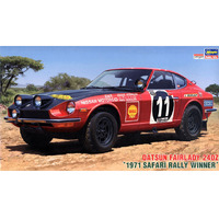 Hasegawa Datsun Fairlady 240Z 1971 Safari Rally Winner  1/24