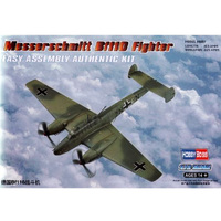 Hobbyboss German Messerschmitt Bf110 Fighter   1/72