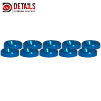 Hobby Details Countersunk Washer M3 Sky Blue (10)