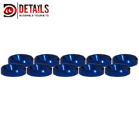 Hobby Details Countersunk Washer M3 Sapphire Blue (10)