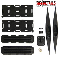 Hobby Details Decorative Canoe, Ramps & Oil Tank 6pc Black