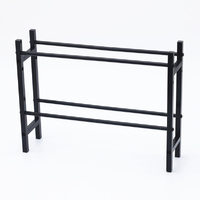 Hobby Details Tyre Shelf 12x4.5x18cm Black