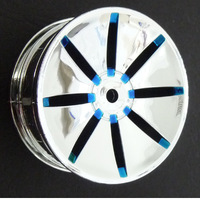 Hotworks Wheels Hw 04 Chrome / Met Blue   (4)