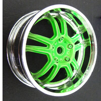 Hotworks Wheels Hw 05 Fluorescent Green   (4)