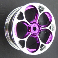 Hotworks Wheels Hw 09 Chrome / Met Purp  (4)