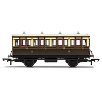 Hornby Gwr 4 Wheel Coach 1St Class 143 - Era 2/3