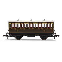 Hornby Gwr 4 Wheel Coach 3Rd Class 1889 - Era 2/3