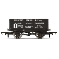 Hornby 6 Plank Wagon Burnyeat Brown & Co. - Era 2 OO