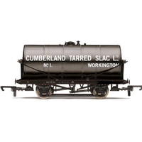 Hornby 20T Tank Wagon Cumberland Tarred Slag - Era 2/3