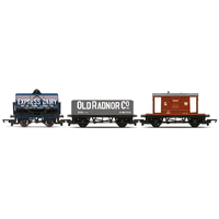 Hornby Triple Wagon Pack Mixed Wagons With Brake Van - Era 3