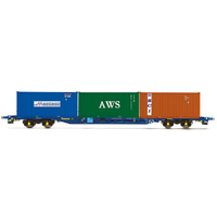 Hornby Touax KFA Container Wagon With 3 X 20' Containers - Era 11