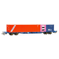 Hornby R60224 Touax KFA Container Wagon With 2 Containers- Era 11