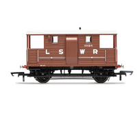 Hornby LSWR, 20T New Van Goods Brake Van, 10124 - Era 2