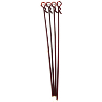 HobbyWorks Body Pins Met Red      Long  (4)