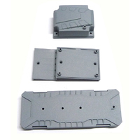 Hobby Works RC Battery Tray Set with Battery Strap (1set)(rh)