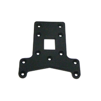 Hobby Works RC Chassis Plate Rear (1)                      (b,mt,sc)