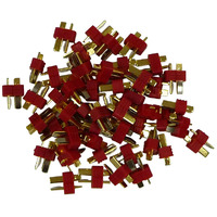 Hobby Works RC T Plug (deans)  Male                    (50 Pc)