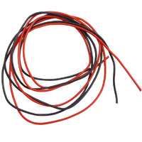 Hobby Works RC Silicon Wire 20awg  1.8mm (1m Black 1m Red)