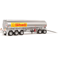 Highway Replicas Shell Tanker Trailer And Dolly   1/64