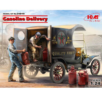 ICM Model T 1912 Gas Delivery Car With 2 Figures 1/24