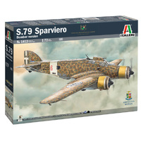 Italeri 1412 SM-79 Sparviero Bomber Version  1/72