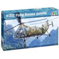 Italeri H-21C Flying Banana Gunship 1/48