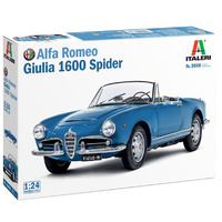 Italeri 3668 Alfa Romeo Giulia 1600 Spider  1/24