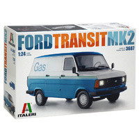 Italeri Ford Transit Mk2 Plastic Model Kit 1/24