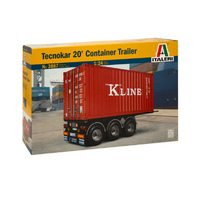 Italeri Trailer 20Ft Container 1/24