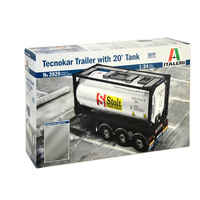 Italeri Tecnokar 20ft Tank Trailer  1/24