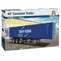 Italeri Container Trailer 40in  1/24