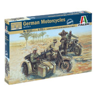 Italeri German Motorcycles WW2 1/72