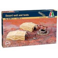 Italeri Access Desert Well And Tents  1/72