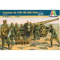 Italeri Italian Cannone 149/40 Crew 1/72